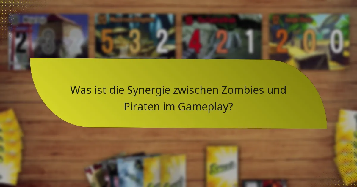 Was sind die besten Taktiken für die Nutzung der Zombie- und Piraten-Kombination?