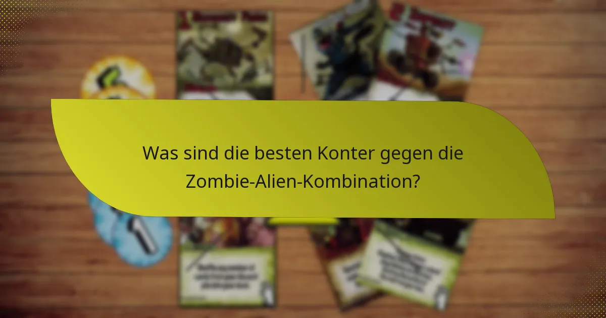 Wie synergieren Zombies und Aliens im Gameplay?