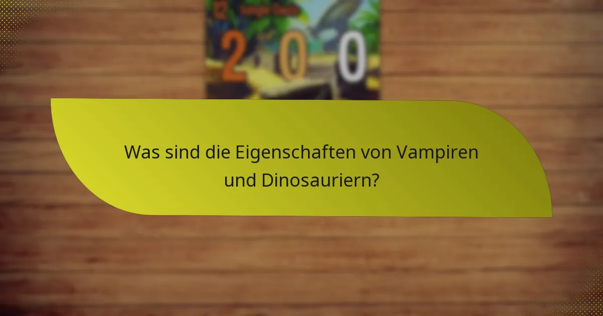 Wie synergieren Vampire und Dinosaurier im Gameplay?