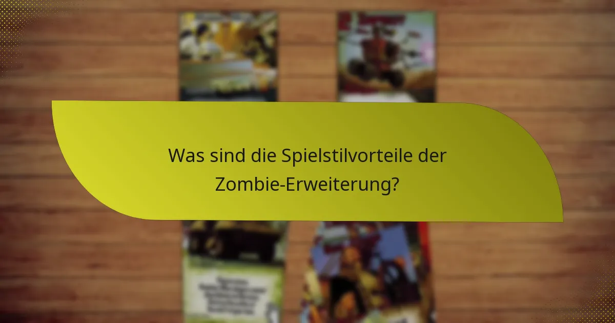 Welche Schlüsselkarten sind in der Zombie-Erweiterung enthalten?