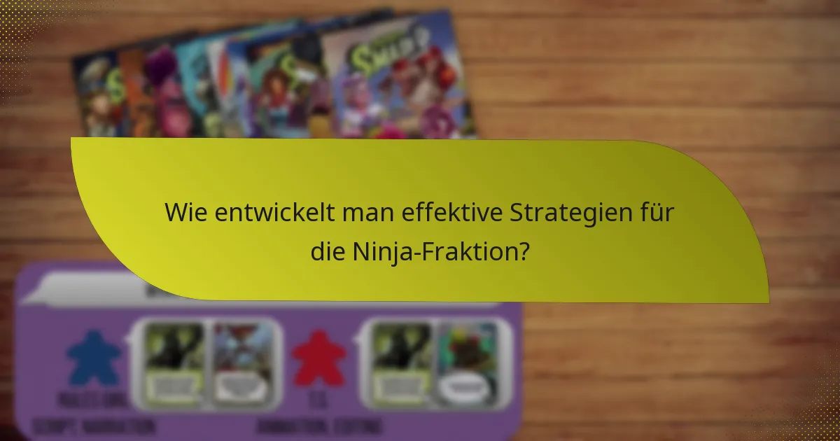 Wie schneidet die Ninja-Fraktion im Vergleich zu anderen Fraktionen ab?