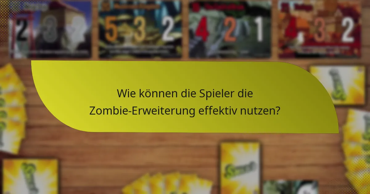 Wie vergleicht sich die Zombie-Erweiterung mit anderen Erweiterungen?